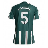 Manchester United Harry Maguire #5 Vonkajší futbalový dres 2023-24 Krátky Rukáv